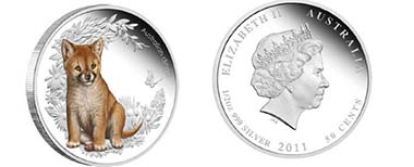 Australia - Mintage: 10.000 - 0.5 oz silver - 0.5 AUD - 99,9 % Fineness - 15.591 g - 36 mm - Designer: Elise Martin