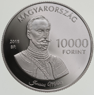 Hungary / 10000 HUF / silver .925 / 31.46 g / 38.61 mm / Design: Gábor Kereszthury / Mintage: 5,000.