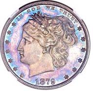 Judd-1603, Pollock-1798, High R.6, PR66+ NGC, Designer: Charles Barber.