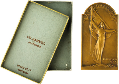 Charles R. Samuel, La Brabançonne. Belgian National Anthem, 1930. © Jordi Puig / Fundació Rafael Masó.