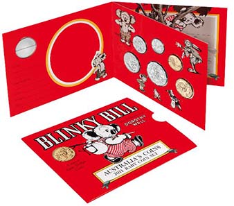 2011 Blinky Bill Australian Baby Coin Set.