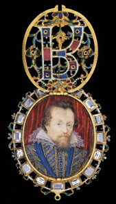 The Lyte Jewel. Enamelled gold set with diamonds, 1610. The locket contains a portrait by Nicholas Hilliard of James VI and I of Scotland and England. The Waddesdon Bequest. © The Trustees of the British Museum.
