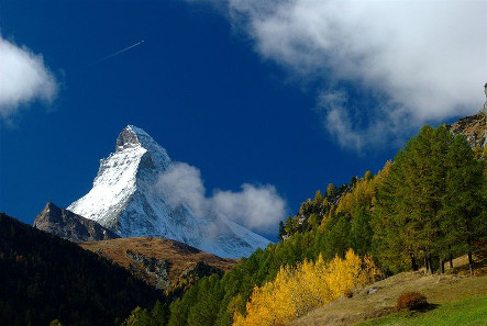 The Matterhorn in Switzerland. Photograph: Wikipedia / Gamma Cygni. https://creativecommons.org/licenses/by/2.0/deed.en