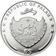 Palau / 5 Dollars / Silver .925 / 20 g / 38.61 mm / Mintage: 2,500.
