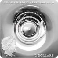 Cook Islands / 2 Dollars / 1/2 oz / 35 x 35 mm / Silver .999 / Mintage: 1.500.
