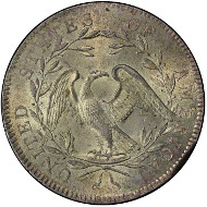 Lot 2041: 1794 Flowing Hair Silver Dollar. Bowers Borckardt-1, Bolender-1. Rarity-4. Mint State-66+ (PCGS). Price Realized: $4,993,750.00.