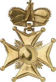 Lot 189: ORDERS / PRE-1871 GERMANY. Duchy of Wuerttemberg: Military Order of St. Charles of Wuerttemberg, Grand Cross Badge (Commander). Issue from 1759, gold and enamel. Extremely rare. II-II. Estimate: 20,000,- euros. Hammer price: 28,000,- euros.