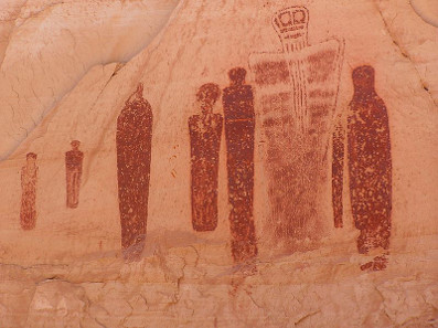 Drawings in the Canyonlands National Park. Photograph: Scott Catron / https://creativecommons.org/licenses/by-sa/3.0/deed.en