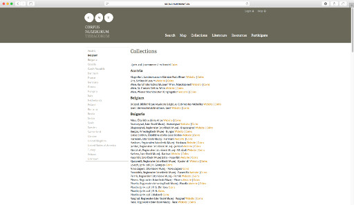 You can browse through the collections which have provided the database with information on coins.