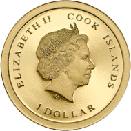 Cook Islands / 1 Dollar / Gold .9999 / 0.5 g / 11 mm / Mintage: 15,000.