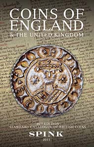 Coins of England & the United Kingdom 46th Edition for 2011. 25 Pounds.