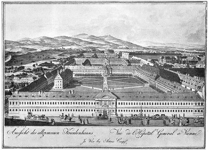The old Vienna General Hospital, 1784.