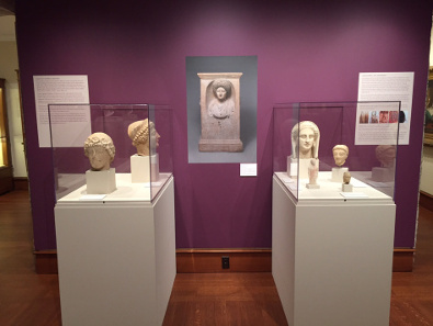 View inside the exhibition.