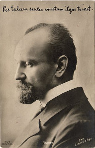 Photograph of Rainis, ca. 1900.