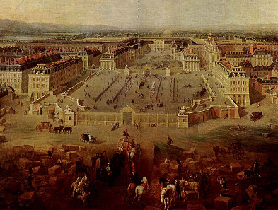 Pierre-Denis Martin, Palace of Versailles at the end of Louis' XIV reign, 1722. Source: Wikicommons.