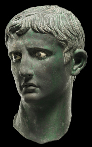 The Meroe Head of Augustus, Bronze head from an over-life-sized statue of Augustus, likely made in Africa, Egypt, c. 27- 25 BC. Excavated, Africa, Sudan, 1910. © The Trustees of the British Museum.