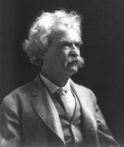 Mark Twain aged 72.