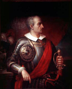 Diego de Almagro, painting by Domingo Z. Mesa, 1873.