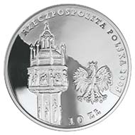 10 Zlotych 2005 on the occasion of the Pope's death. Photo: Mint of Poland.