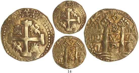 Peru. Macuquino 8 escudos, 1724. Ex Daniel Frank Sedwick, Treasure Auction 18 (2015), 14.