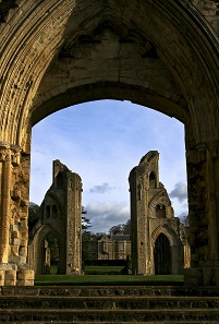 The former Benedictine Abbey of Glastonbury in the English county of Somerset. Photograph: IDS.photos, Tiverton UK /https://creativecommons.org/licenses/by-sa/2.0/deed.en.