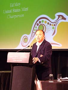 Edmund C. Moy on the occasion of the Mint Directors Conference in Canberra in 2010.