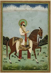 Maharaja Sawai Jai Singh II, the founder of Jaipur, c. 1725.