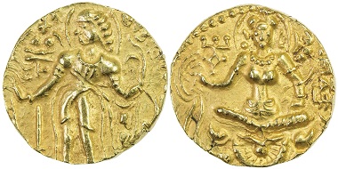 Budhagupta, ca. 480-500. AV dinar.