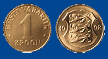 1 kroon. Photo: Wikipedia.