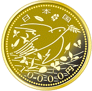 Japan / 10,000 yen / gold / 26mm / 15.6g / Mintage: 9,081.