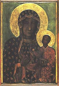 The Black Madonna of Czestochowa. Source: Wikipedia.