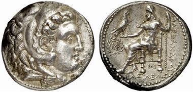 Alexander III, 336-323. Tetradrachm, 317-311, Babylon. From Gorny & Mosch auction sale 164 (2012), 164.