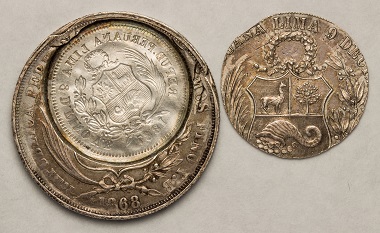 Peru. 2 Pieces.