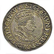 No. 413: POLAND. Sigismund I the Old, 1506-1548. Szostak 1535, Gda?sk. Kopicki 7338. Rare. Extremely fine.
CHF 750 / 45.000