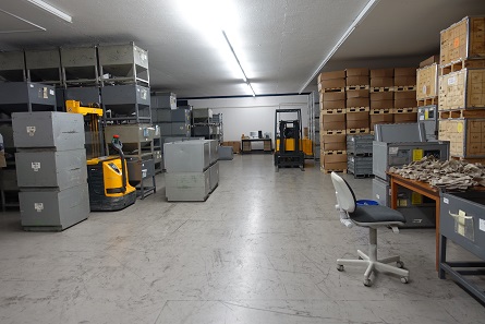 A view inside the basement. Photograph: UK.