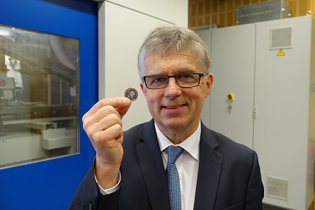 Mint Director Dr Peter Huber, one of the fathers of the polymer coin. Photograph: UK.