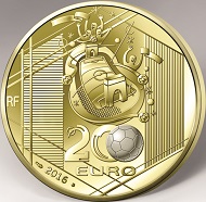 500 euros / 5oz 999 Gold / 50mm / 155.5g / Mintage: 99.
