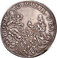 BAVARIA. Ferdinand Maria, 1651-1679. Reichstaler 1647, Munich in celebration of his vicariate. Dav. 6097. Hahn 180. From the upcoming auction Künker 184 (2011), 4081. Estimate: 2,500 Euros.