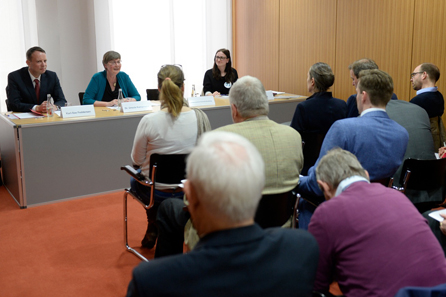 During a press conference at the Federal Press Conference building the petition