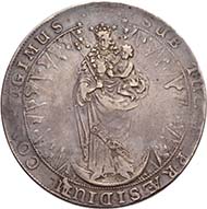 ESSEN. Anna Salome von Salm-Reifferscheid, 1646-1689. Reichstaler 1672. Dav. 5277. Kramer 41. From the upcoming auction Künker 184 (2011), 4400. Estimate: 3,000 Euros. - Anna Salome likewise utilized the Jesuits to promote the Catholic Church amongst the Protestant population of Essen.