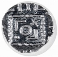 Anglo-Frisian, c. 700, silver sceatta. Source: Princeton University Numismatic Collection, Department of Rare Books and Special Collections, Firestone Library.