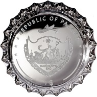 Palau / 1 Dollar / Silver .999 / ca. 2.5g / ca. 32mm / Mintage: 2500.
