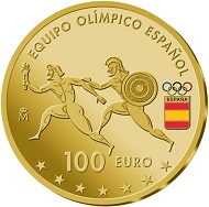 Spain / 100 euros / 999 gold / 6.75g / 23mm / Mintage: 2,500.