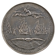 Pieter van Abeele (1608-1684), Charles II, King of England, 1660. Silver, 68.5 mm. Stephen K. and Janie Woo Scher Collection. Photo: Michael Bodycomb.