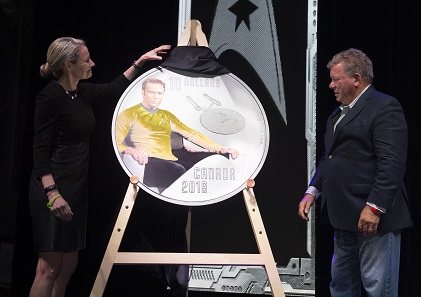 The Star Trek Kirk Coin is being launched.