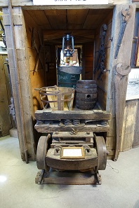 A box-car from the Comstock Mine. Photograph: UK.