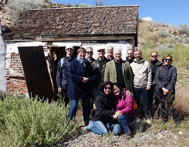 The DAMIN team during the post congress tour to Virginia City. Photograph: Saul Guerrero.