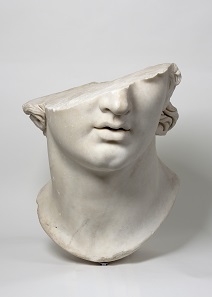 Fragmentary Colossal Head of a Youth. Greek, Hellenistic period, 2nd century B.C. Marble. H. 22 7/8 in.(58 cm). Antikensammlung, Staatliche Museen zu Berlin (AvP VII 283). Image: © SMB / Antikensammlung.