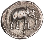 Alexander III. Silver tetradrachm. 323 BC - 321 BC, Babylon. ID 1995.51.68. © Photo: American Numismatic Society.