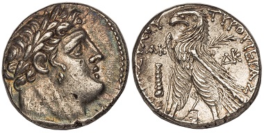 Greek. Phoenicia. Tyre. Shekel.